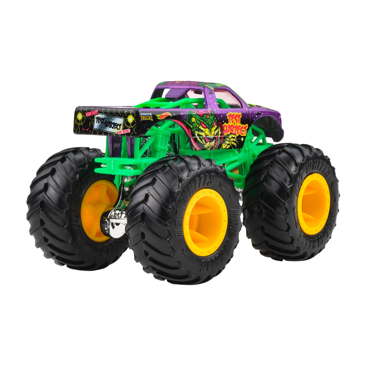 Hot Wheels Monster Trucks Escala 1:64 - Bionic Bruiser Vs Test Subject
