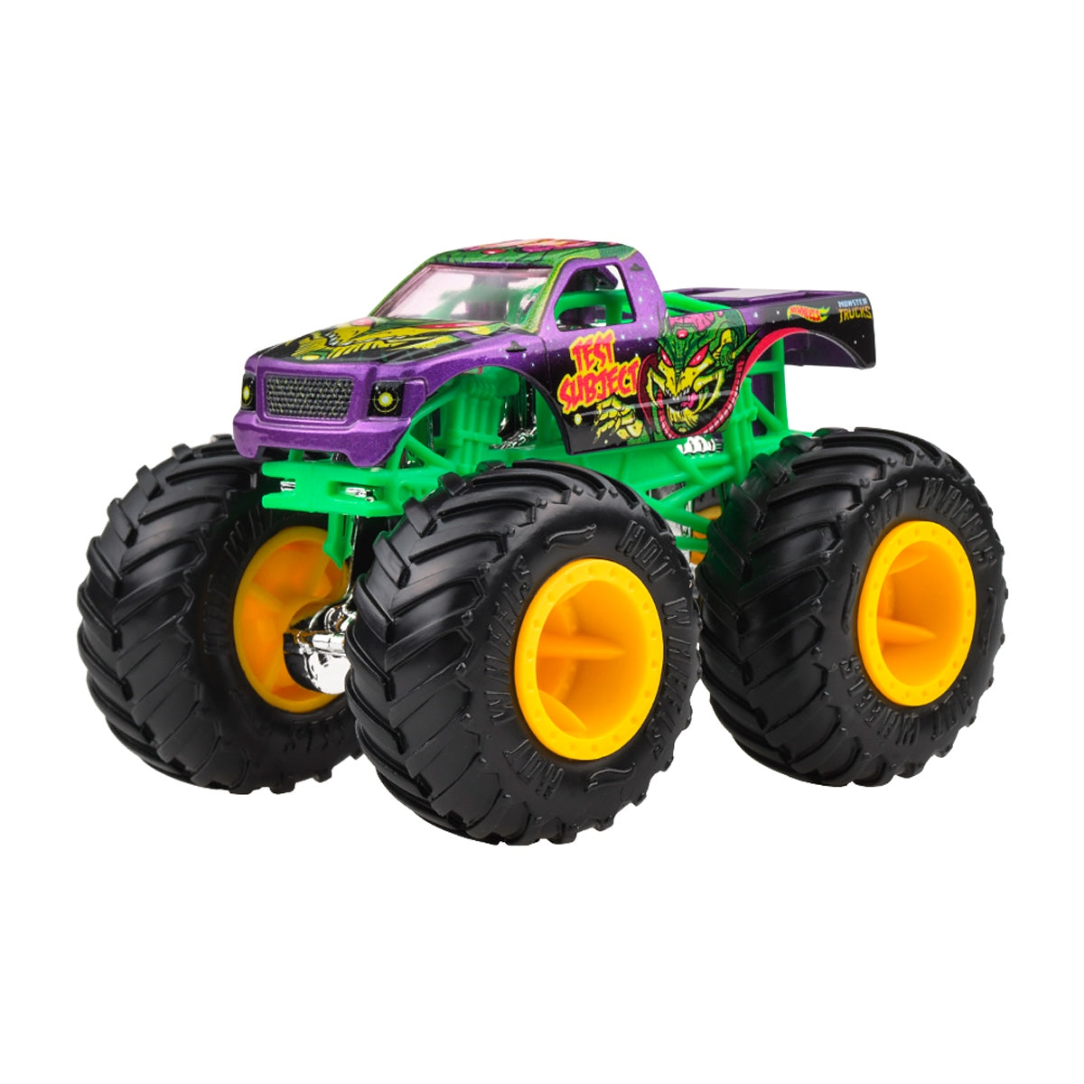 Hot Wheels Monster Trucks Escala 1:64 - Bionic Bruiser Vs Test Subject