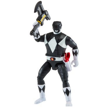 Power Rangers Figura Gira Cabeza Black Ranger