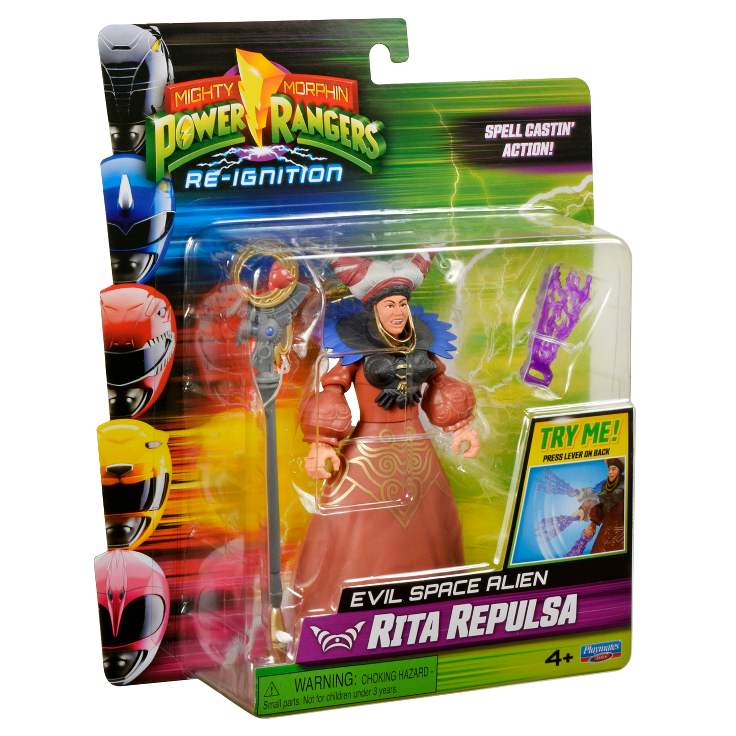 Power Rangers Figura Gira Cabeza Rita Repulsa