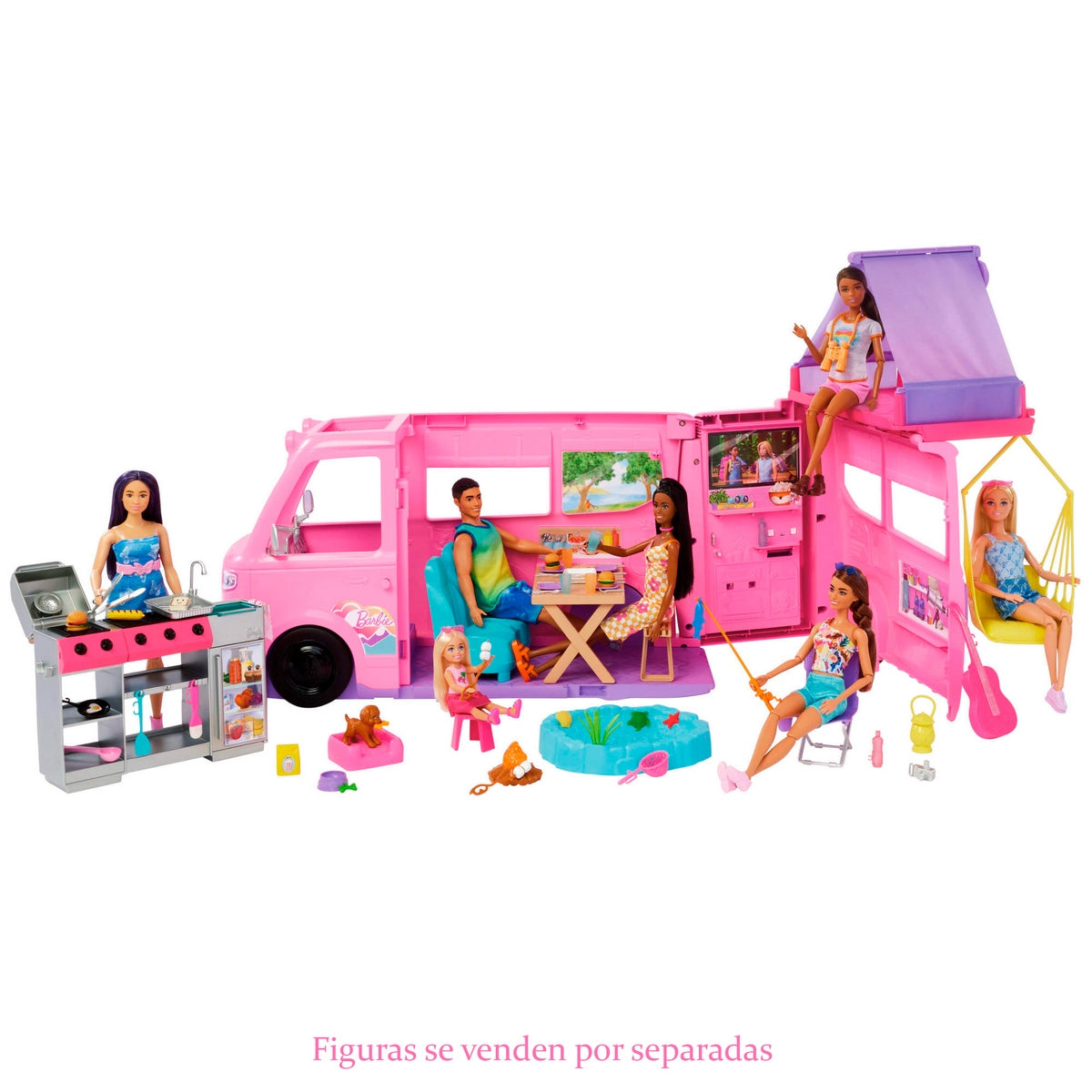Barbie Camper De Los Sueños Auto Transformable