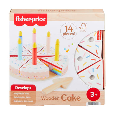 Fisher-Price Juguete Para Bebés Pastel Cumpleaños De Madera