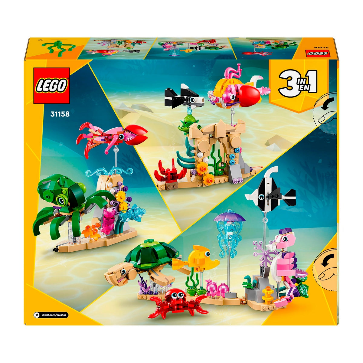 Animales Marinos Lego Creator