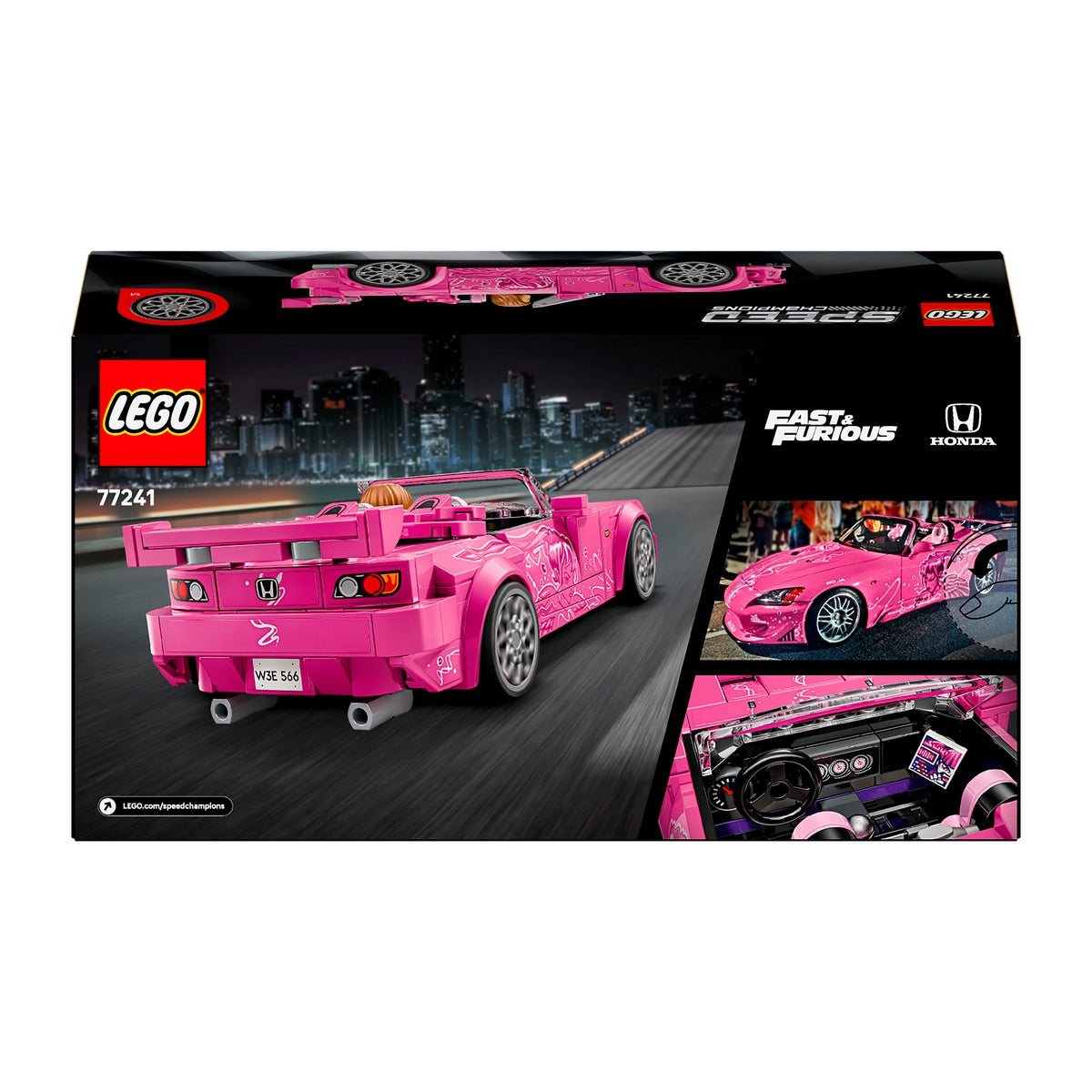 Honda S2000 Mas Rapido Mas Furioso 2 Lego Speed Champions