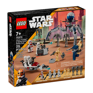 Pack De Combate Clon Trooper Y Droides De Batalla Lego Star Wars