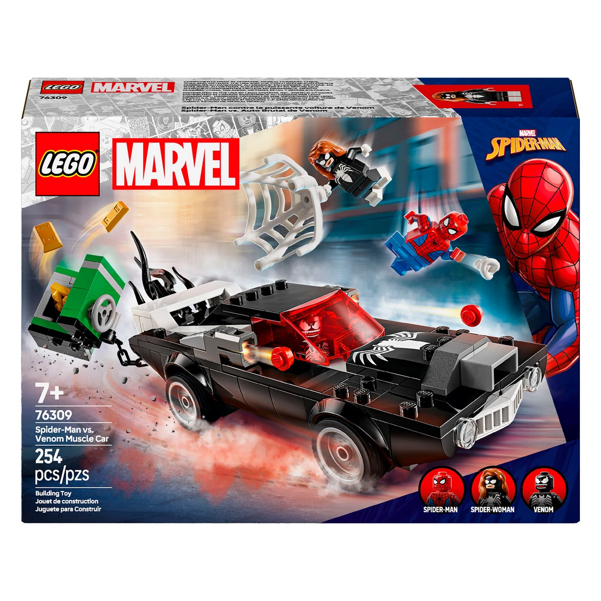 Spider-Man Vs. Coche Brutal De Venom Lego Super Heroes