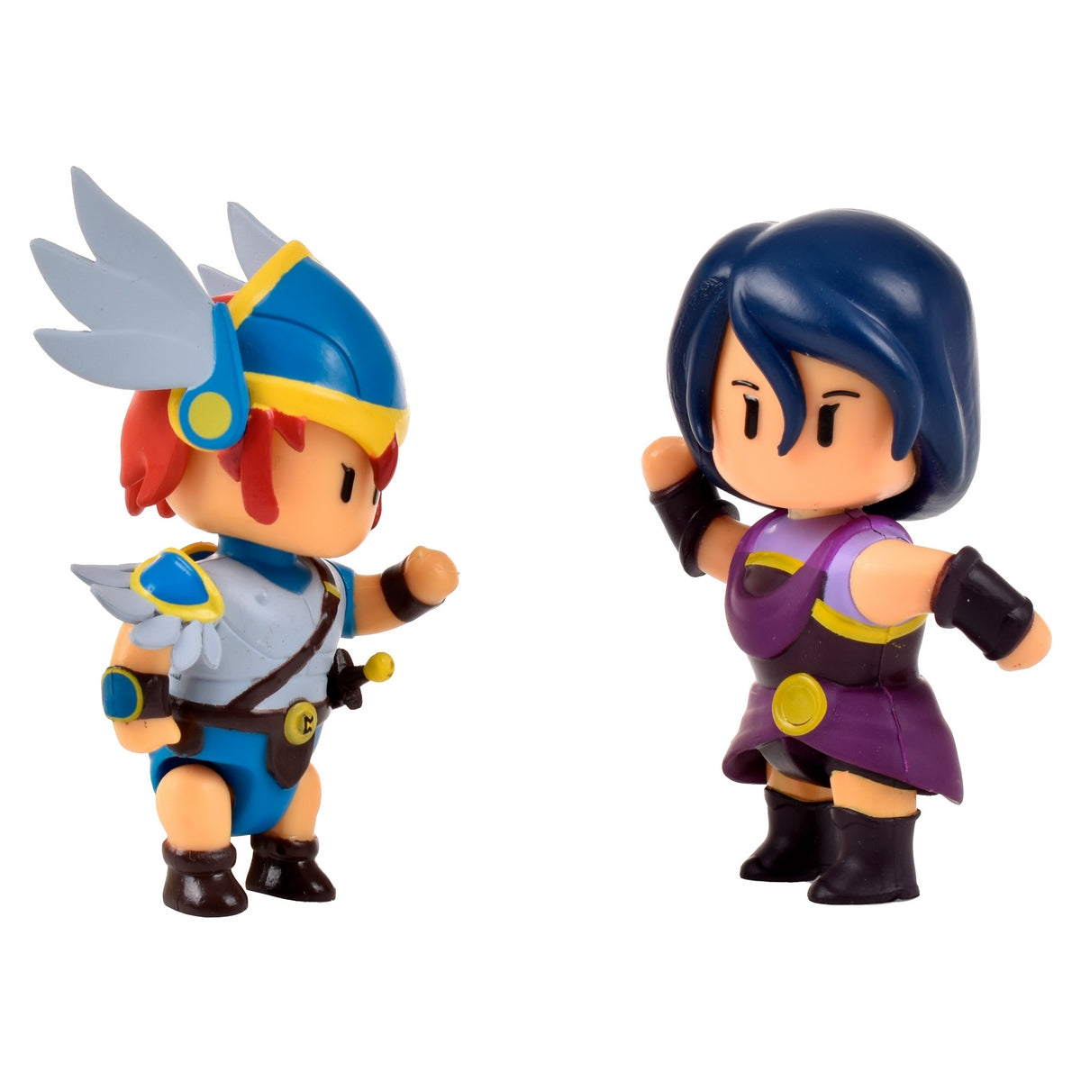 Pack 2 Figuras 8 Cms Articuladas Stumble Guys - Valkyrie And Nyx