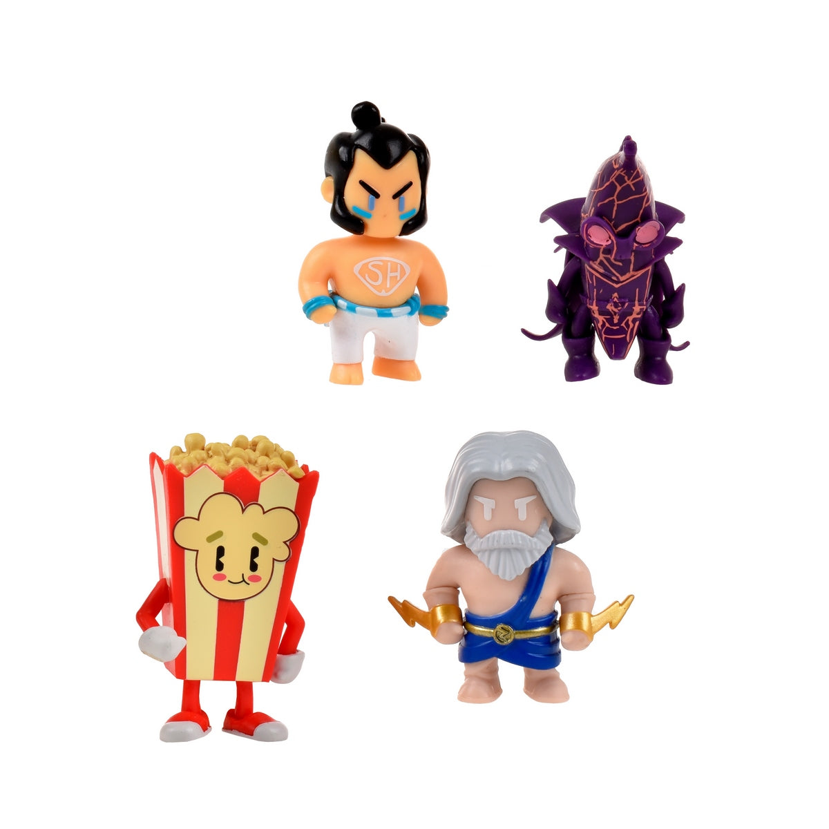 Pack De 8 Figuras 5 Cms Stumble Guys Mythic - Popcorn