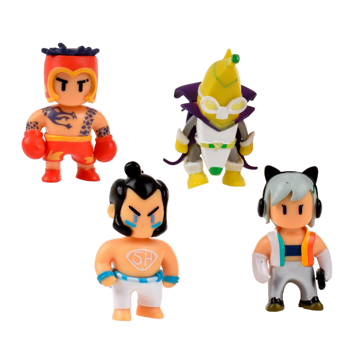 Pack De 5 Figuras 5 Cms Stumble Guys Mythic - Hot Gloves
