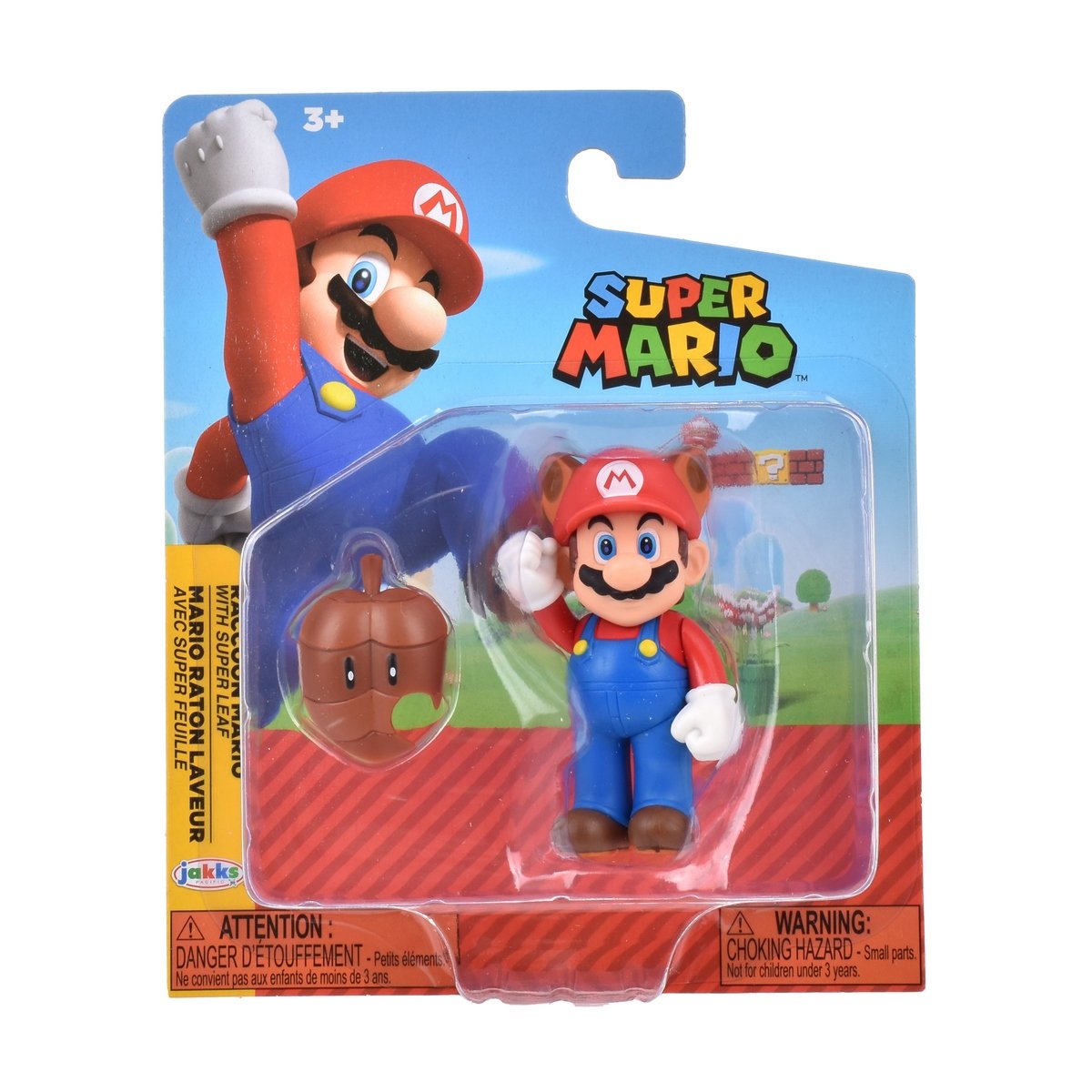 Figura 6 Cm Con Accesorio Super Mario De Nintendo - Raccoon Mario