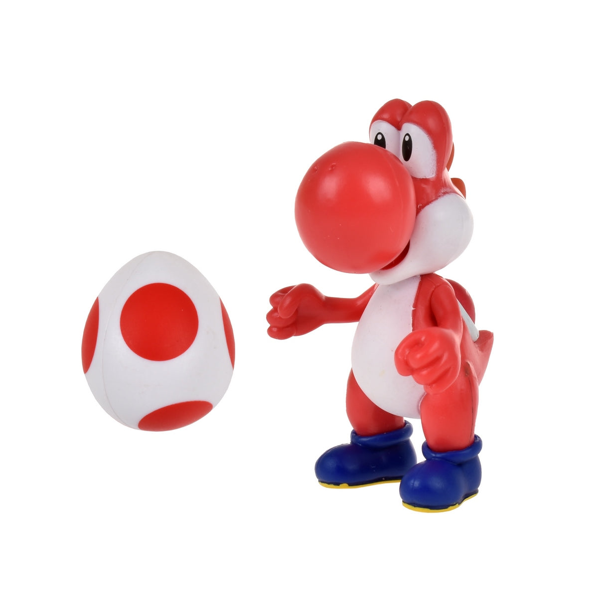 Figura Cm Con Accesorio Super Mario De Nintendo Red Yoshi