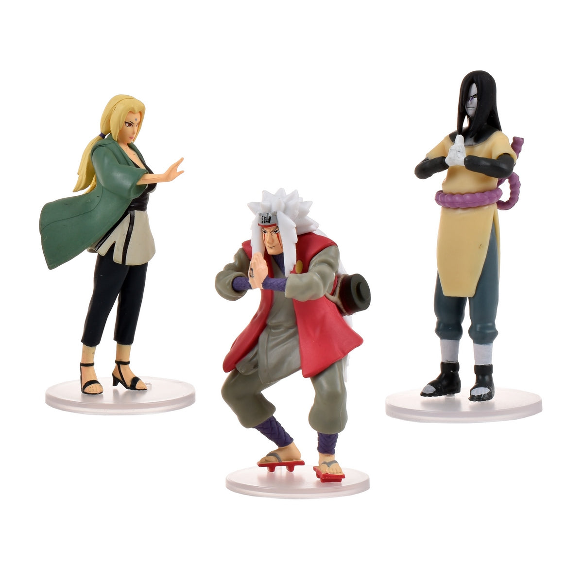 Pack 3 Figuras Coleccionables 7 Cm Naruto - Tsunade