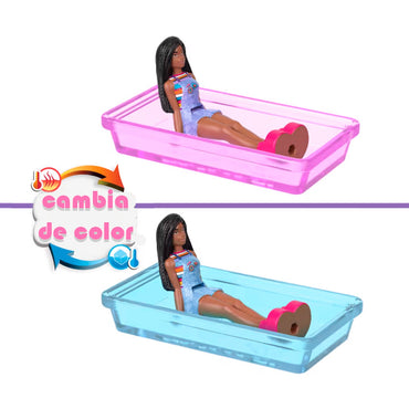 Barbie Mini Barbieland Vehiculo Para Muñecas Sorpresa - Furgoneta Rosa