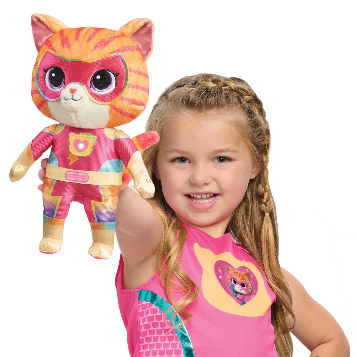 Super Kitties Ginny Superhero Sound Light Plush