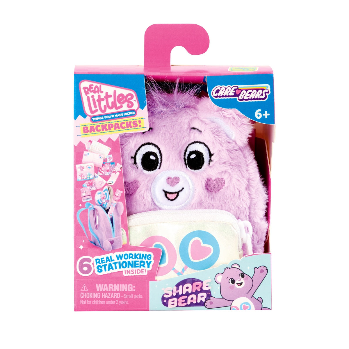 Mini Mochila Cariñositos Con Accesorios Real Littles - Share Bear