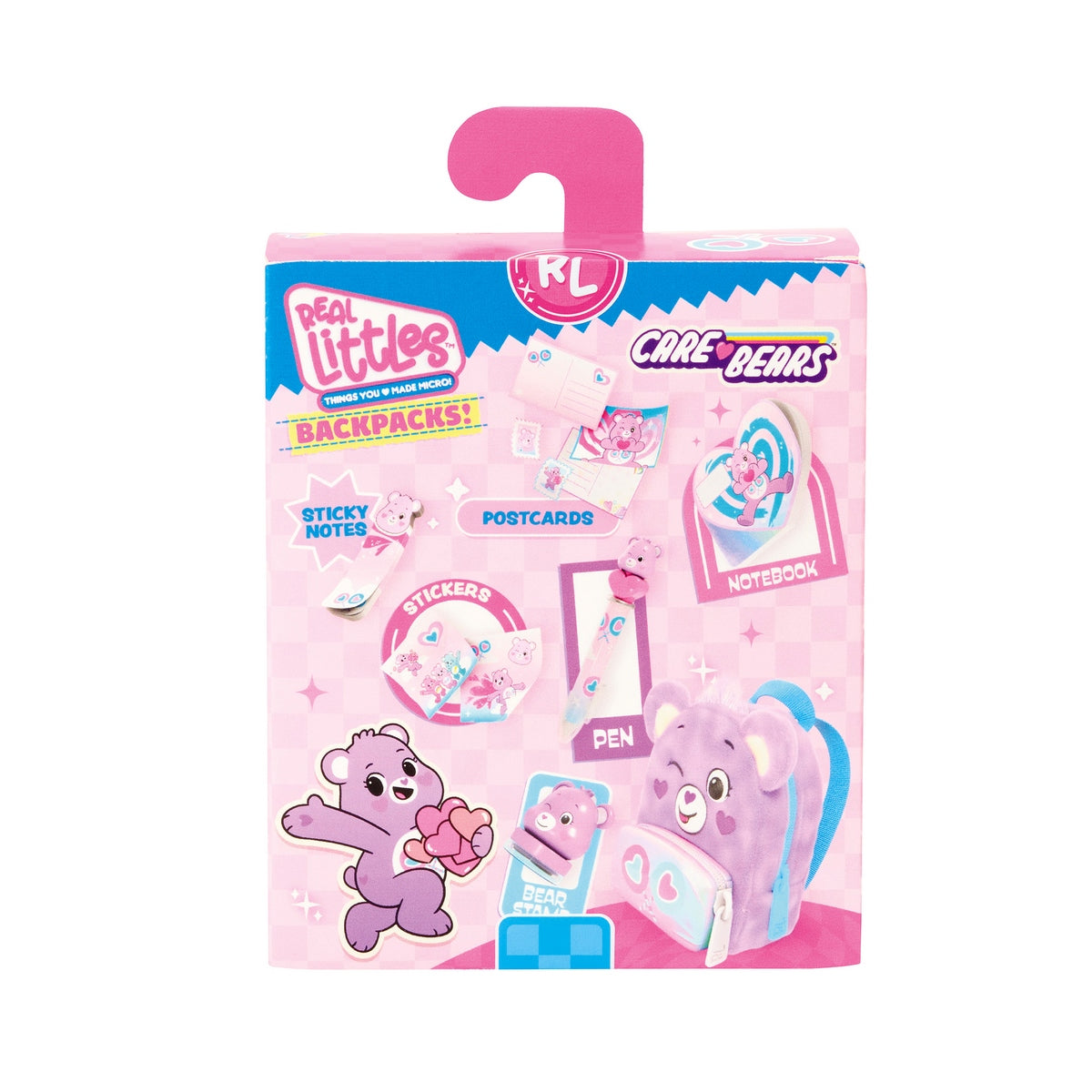 Mini Mochila Cariñositos Con Accesorios Real Littles - Share Bear