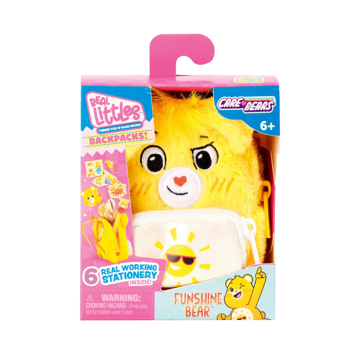 Mini Mochila Cariñositos Con Accesorios Real Littles - Funshine Bear
