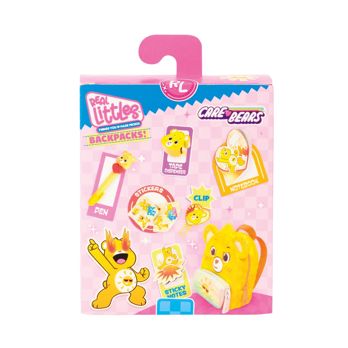 Mini Mochila Cariñositos Con Accesorios Real Littles - Funshine Bear