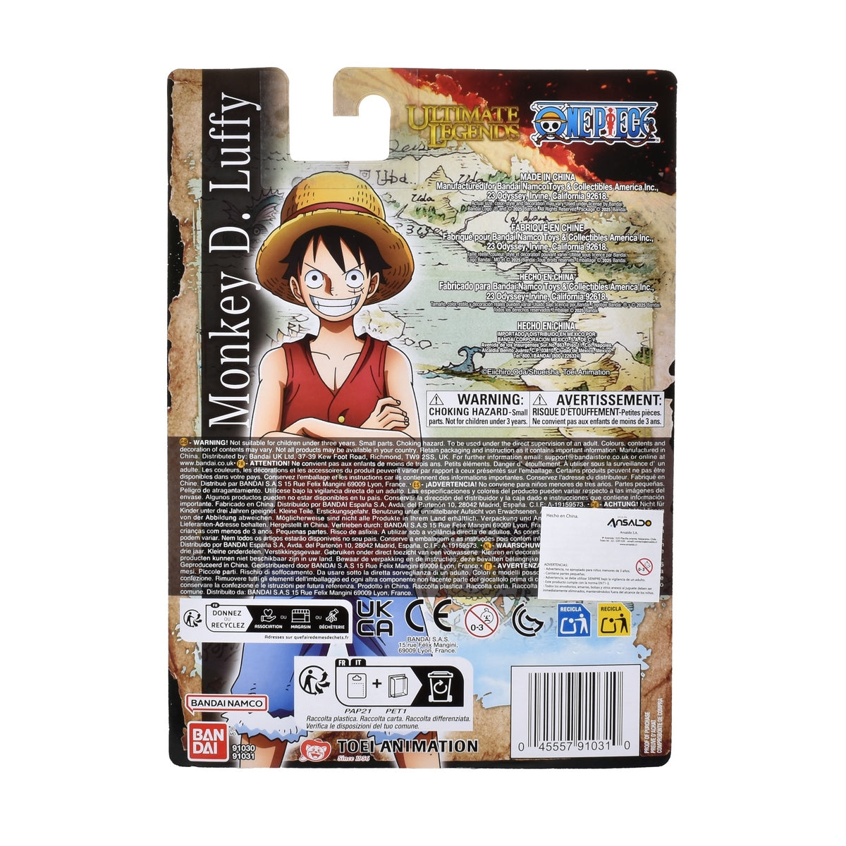 Figura 13 Cms One Piece - Monkey D. Luffy