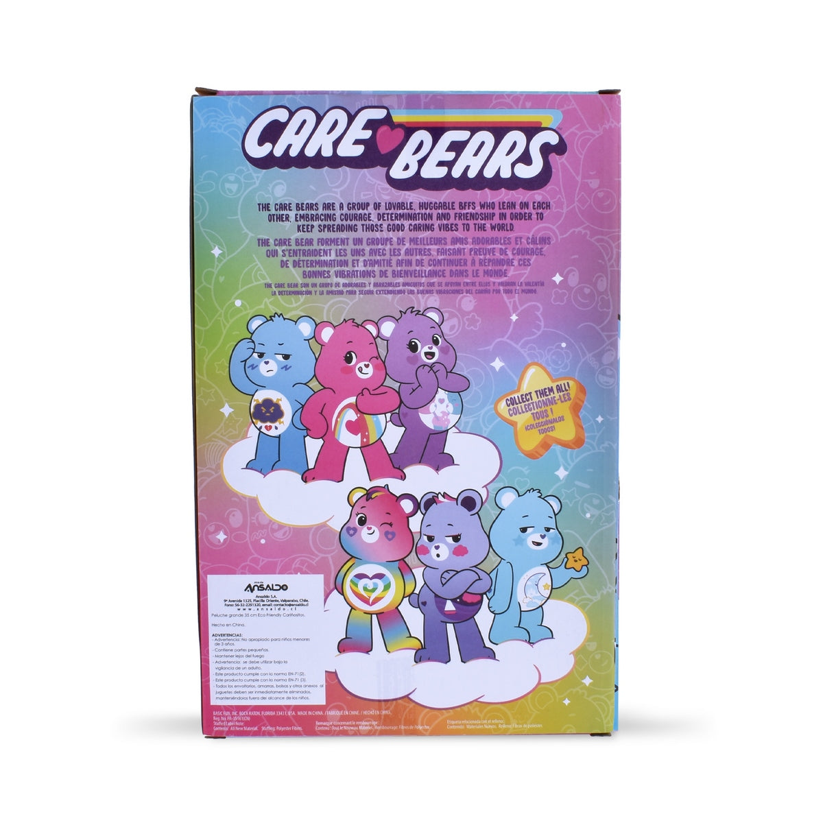 Peluche Grande 35 Cms Eco Friendly Cariñositos - Grumpy Bear