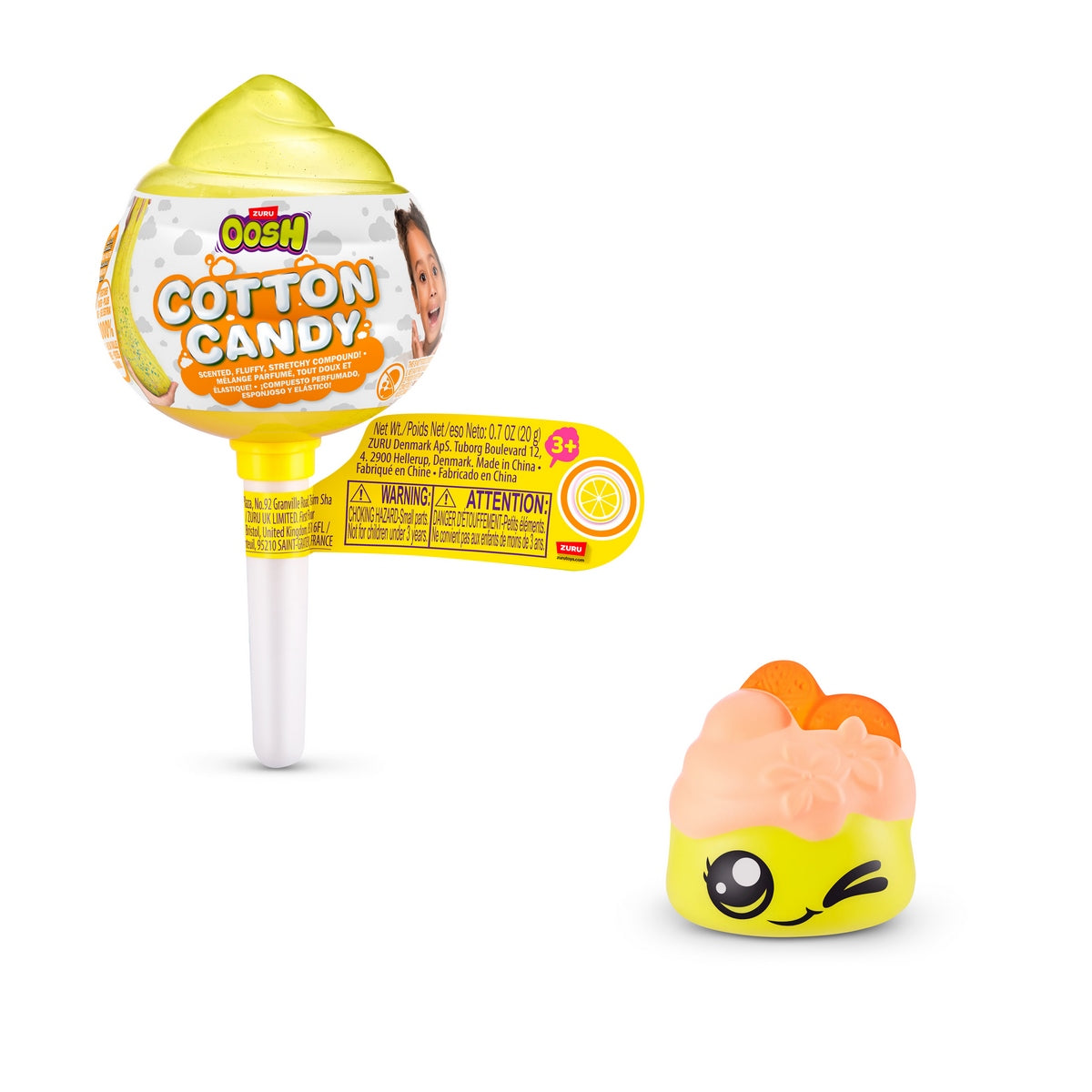 Slime Cotton Candy Oosh - Amarillo | Compra Online – Ansaldo Toys