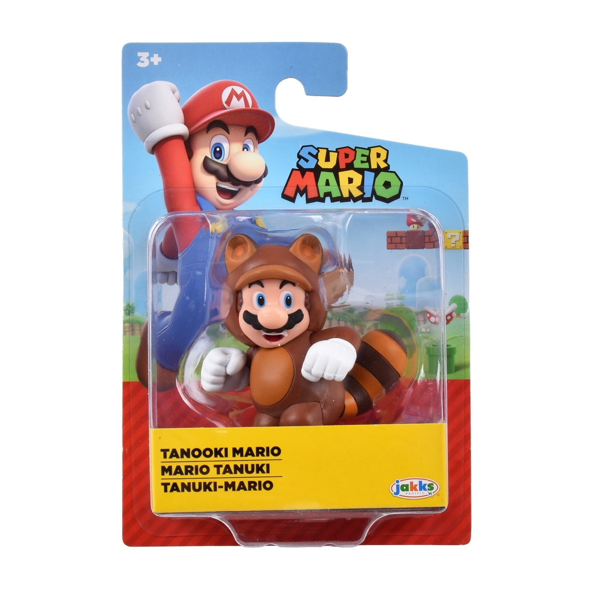 Figuras 6 Cm Super Mario De Nintendo Wave 54 - Mario Tanuki