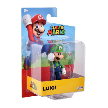 Figuras 6 Cm Super Mario De Nintendo Wave 54 - Luigi