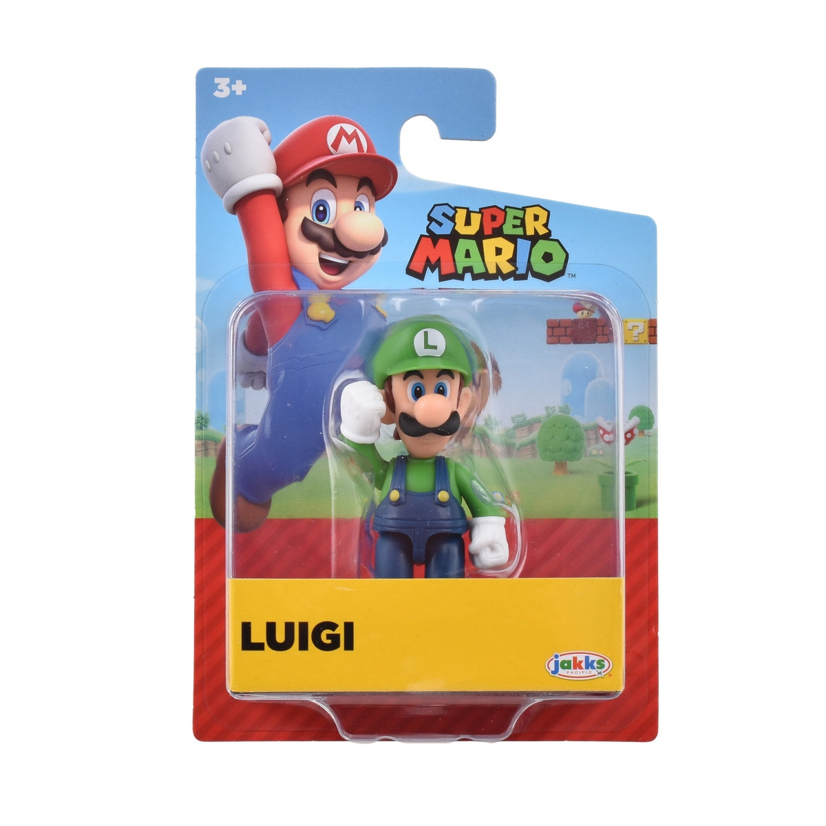 Figuras 6 Cm Super Mario De Nintendo Wave 54 - Luigi