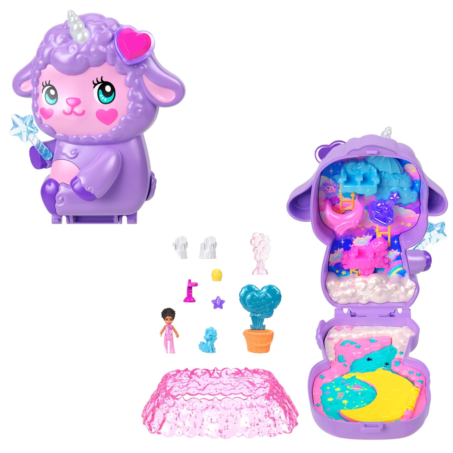 Polly Pocket Set De Juego Mundo De Compactos De Polly - Compacto Mundo De Ensueño