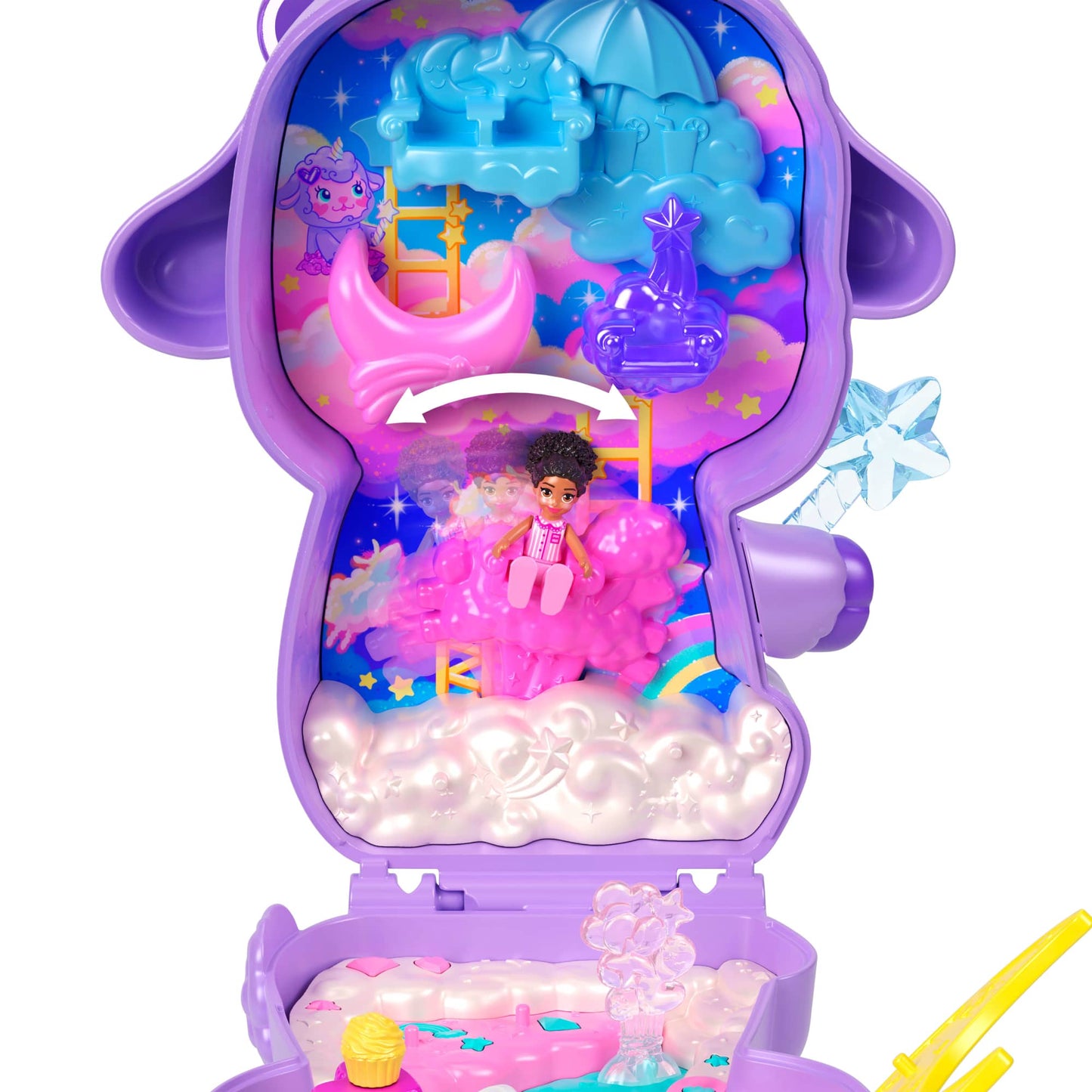 Polly Pocket Set De Juego Mundo De Compactos De Polly - Compacto Mundo De Ensueño