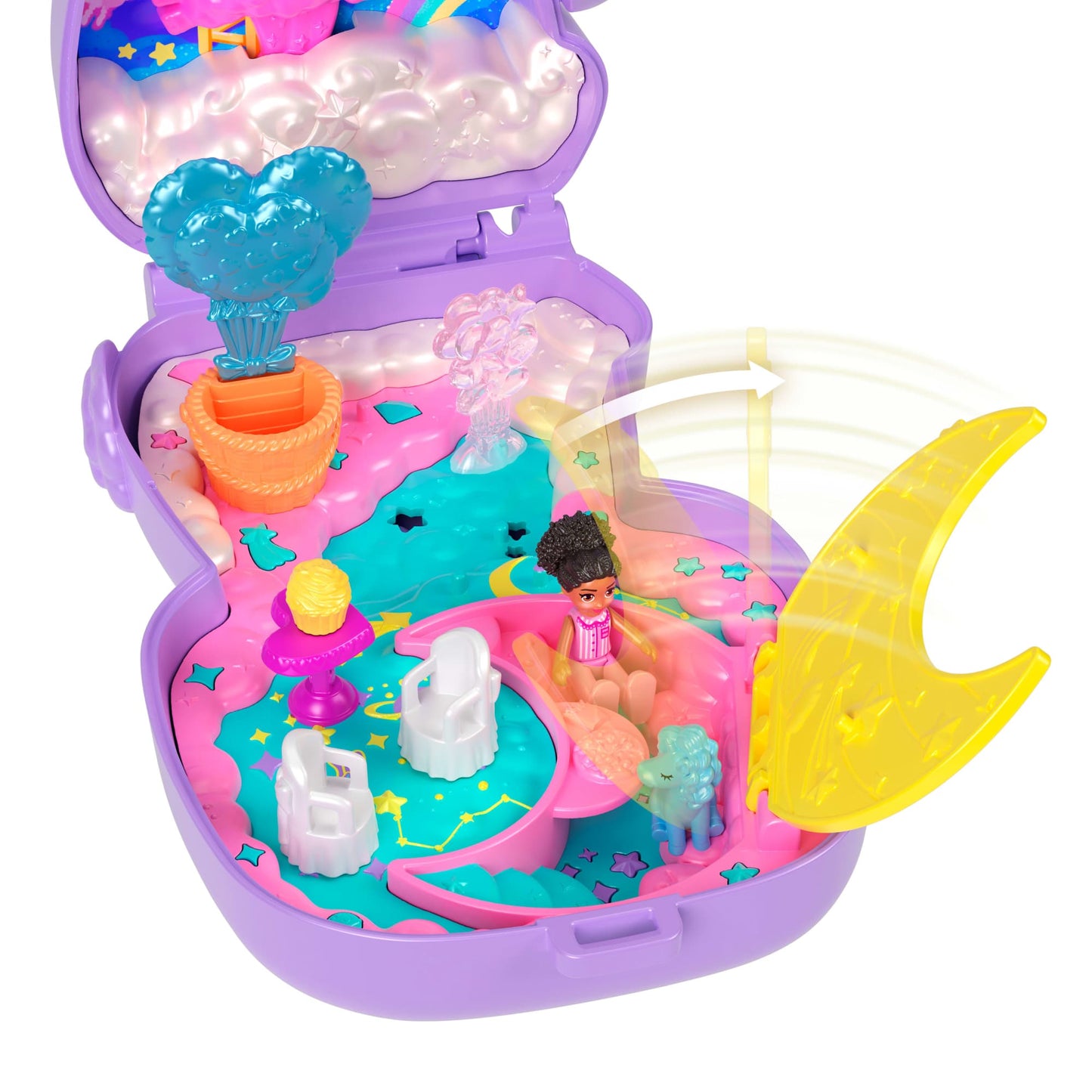 Polly Pocket Set De Juego Mundo De Compactos De Polly - Compacto Mundo De Ensueño