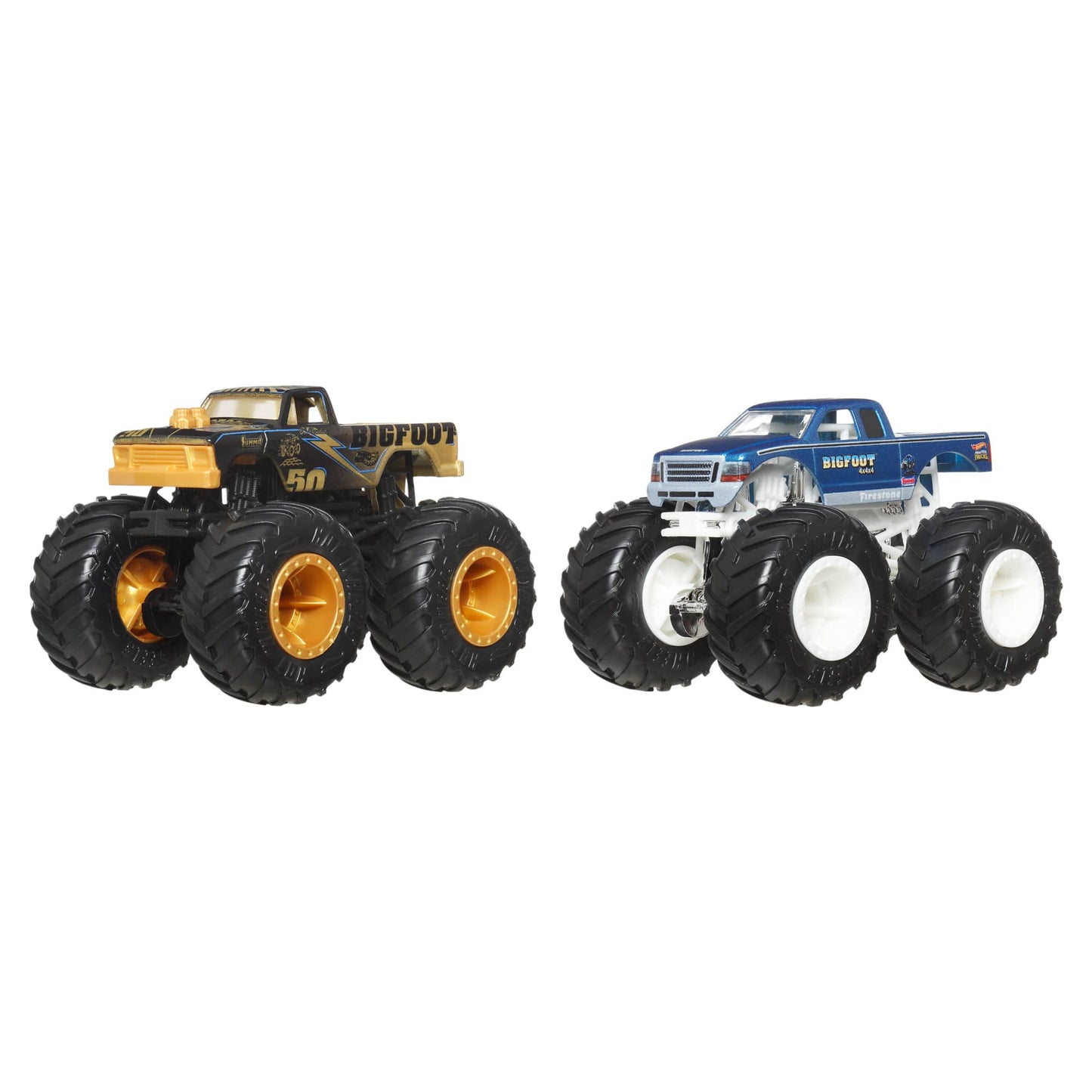 Hot Wheels Monster Trucks Escala 1:64 - Bigfoot 50th Vs Bigfoot
