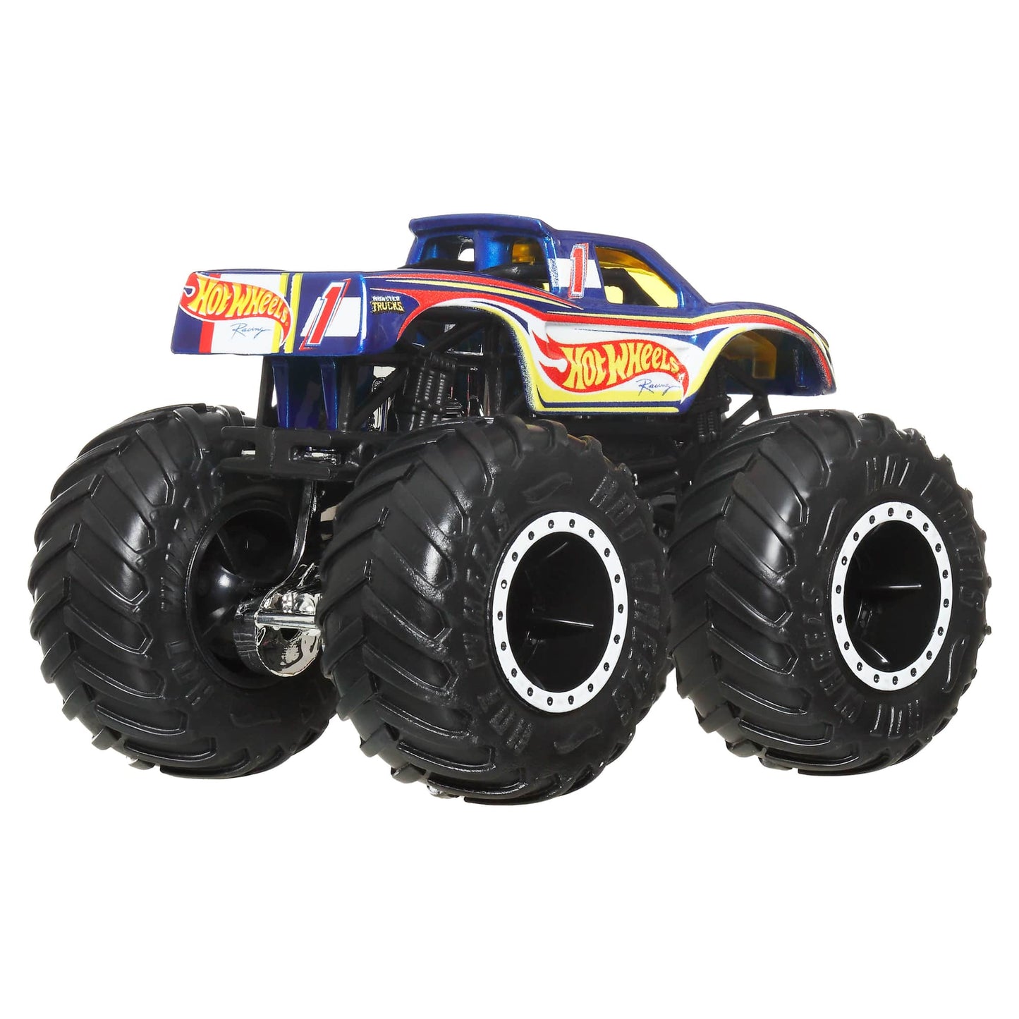 Hot Wheels Monster Trucks Escala 1:64 - Hot Wheels Racing #1 Vs Hot Wheels Racing #4