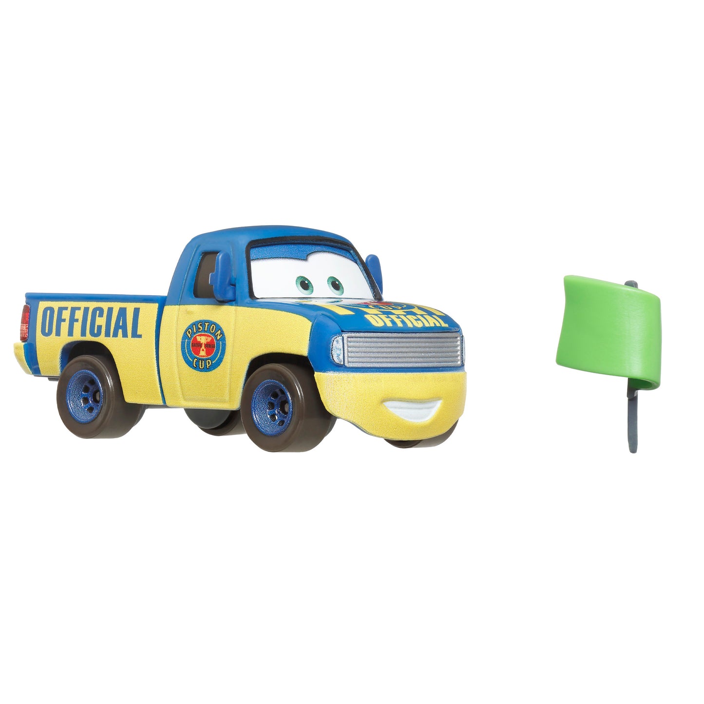 Disney Pixar Cars De Autos Básicos 1:55 - Dexter Hoover Con Bandera Verde