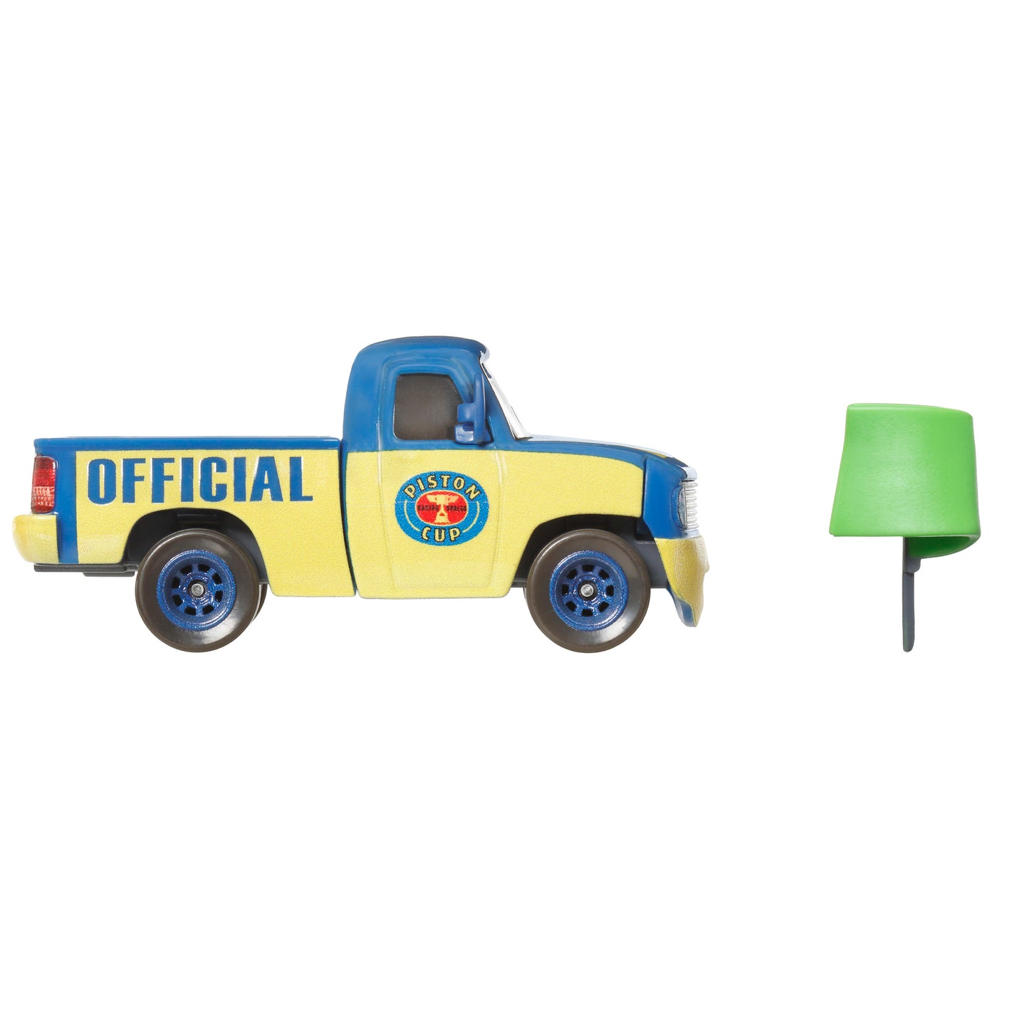 Disney Pixar Cars De Autos Básicos 1:55 - Dexter Hoover Con Bandera Verde
