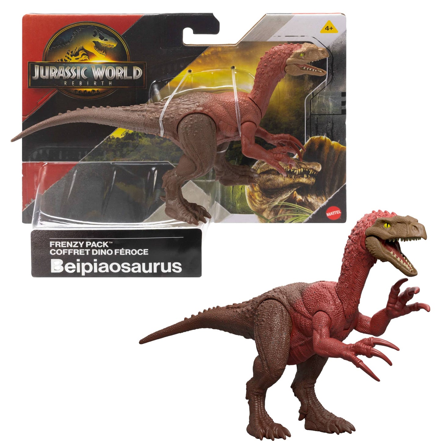 Jurassic World Dinosaurio Juguete Rebirth Manada Peligrosa - Beipiaosaurus