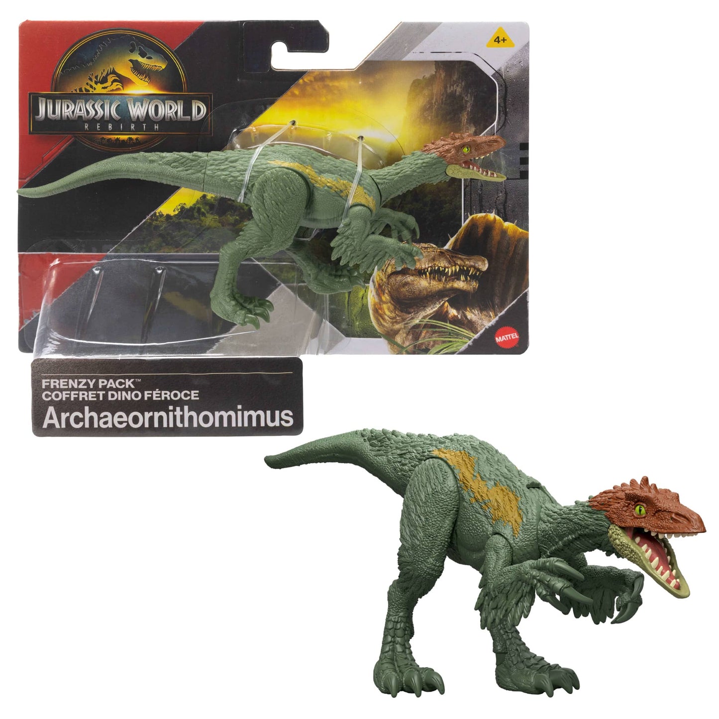 Jurassic World Dinosaurio Juguete Rebirth Manada Peligrosa - Archaeornithomimus