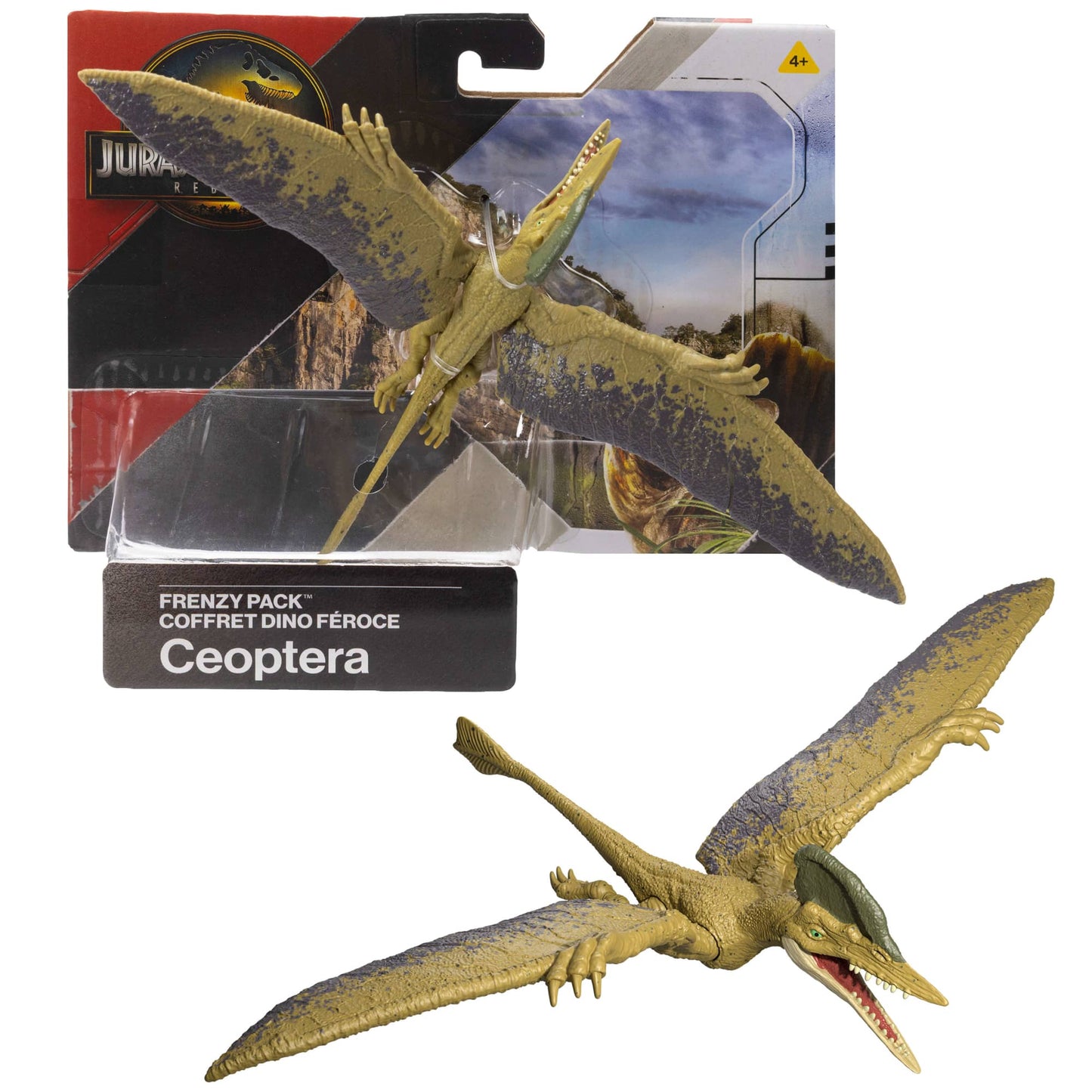 Jurassic World Dinosaurio Juguete Rebirth Manada Peligrosa - Ceoptera
