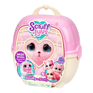 Peluche Rescatame Con Casita Y Accesorios Scruff A Luvs - Gato Rosado
