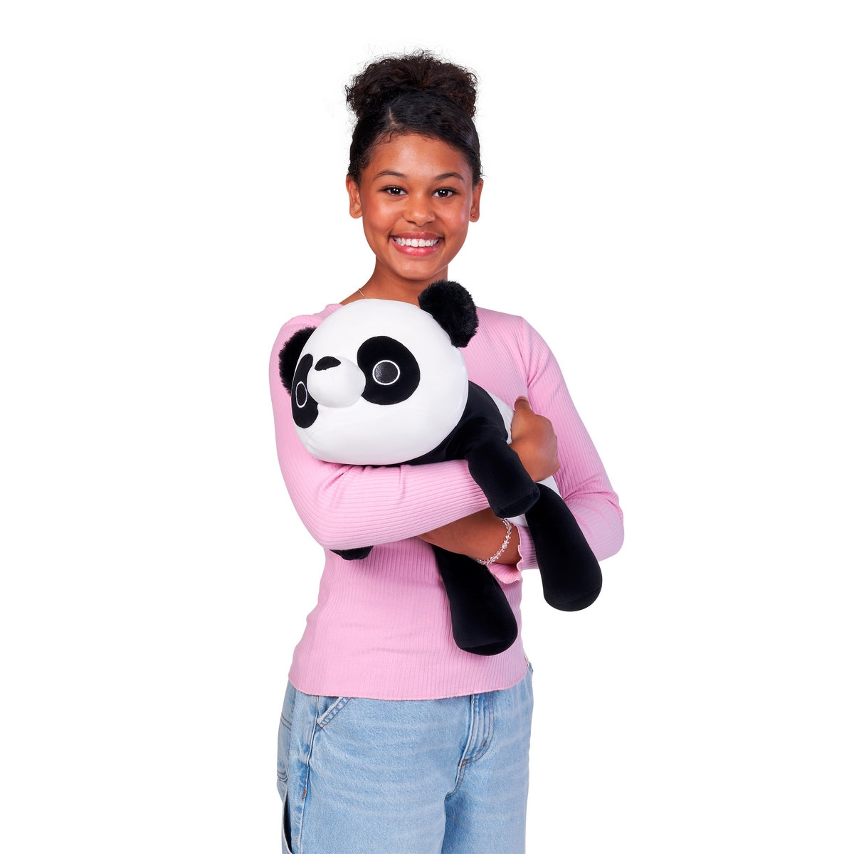 Peluche Blandito Mediano Hug-A-Lumps De Zuru - Pete Oso Panda