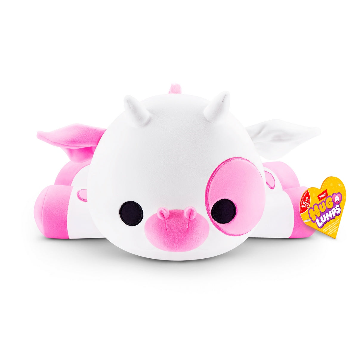 Peluche Blandito Mediano Hug-A-Lumps De Zuru - Clover Vaca