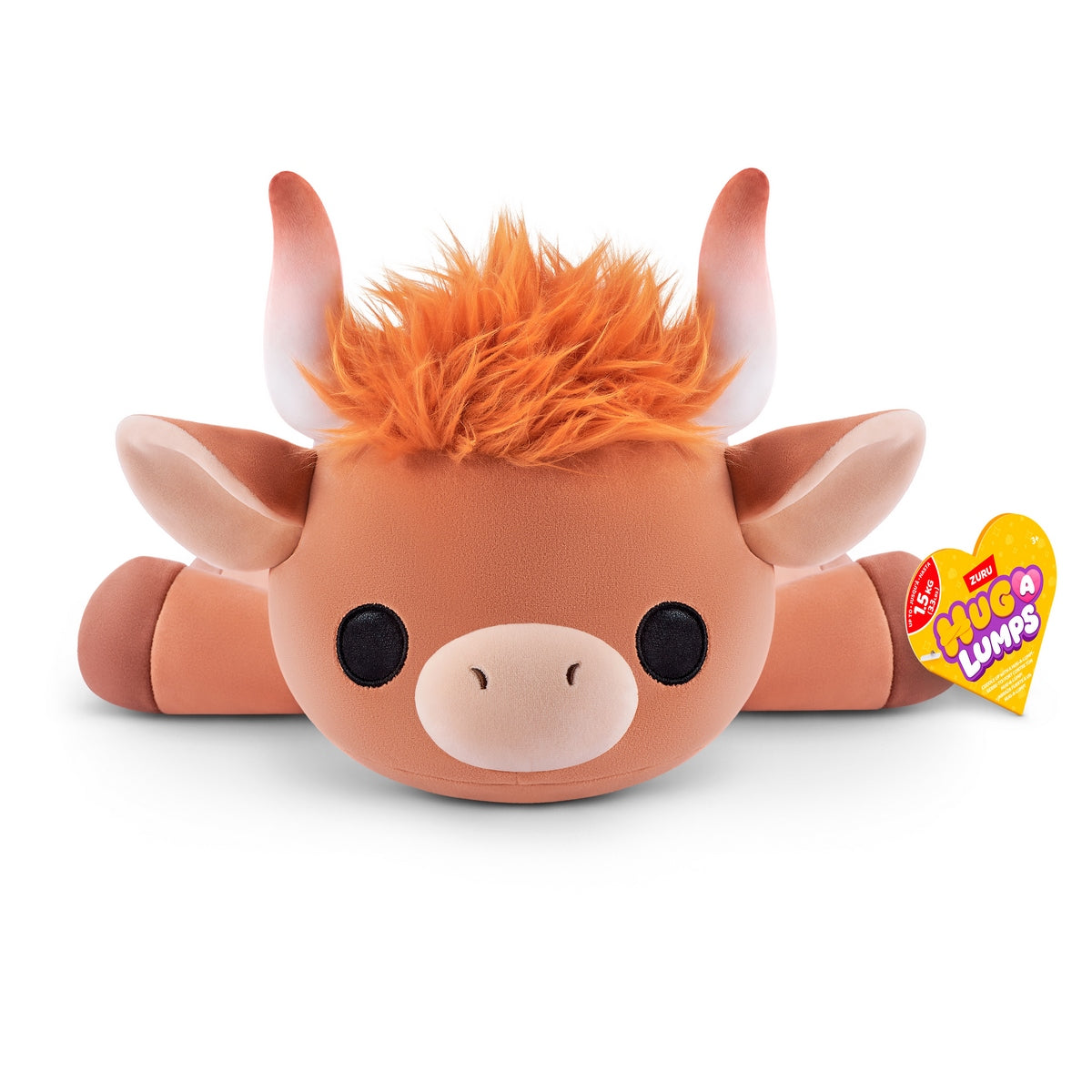 Peluche Blandito Mediano Hug-A-Lumps De Zuru - Holly Vaca Peluda