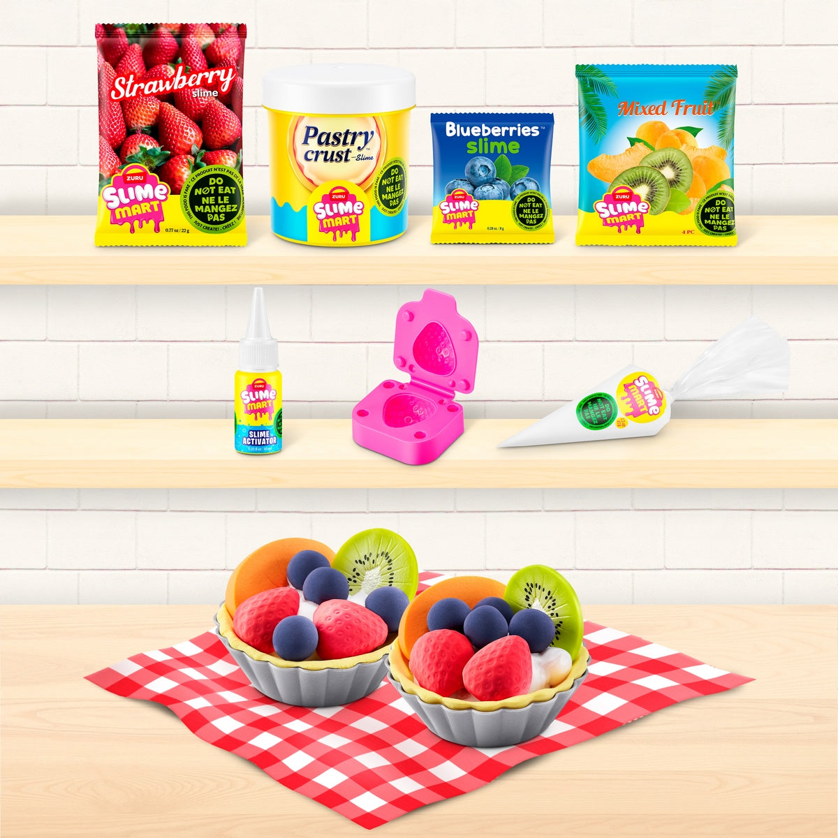 Bolsa De Compra Slime Mart De Zuru - Tarta De Frutas