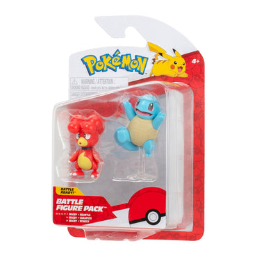 Pokemon Figura Pack 2 Magby Y Squirtle