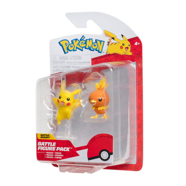 Pokemon Figura Pack 2 Torchic Y Pikachu