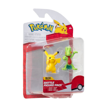 Pokemon Figura 2Pack Treecko-Pikachu