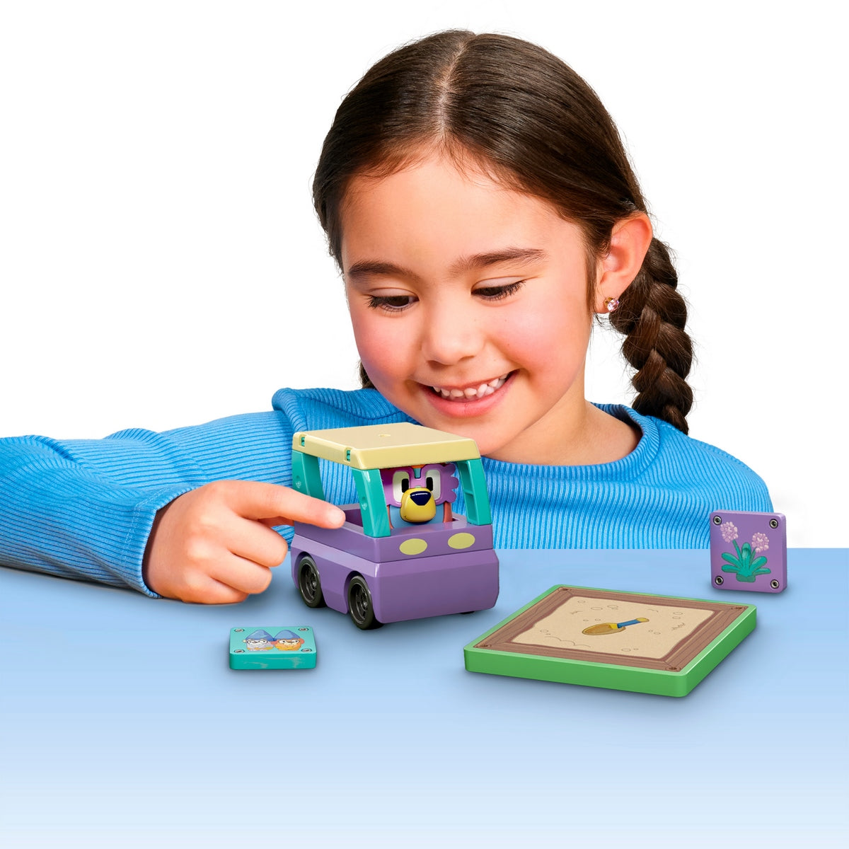 Bloques Construcción Magnéticos Bluey Booster Pack Tile Town - Granny Janet