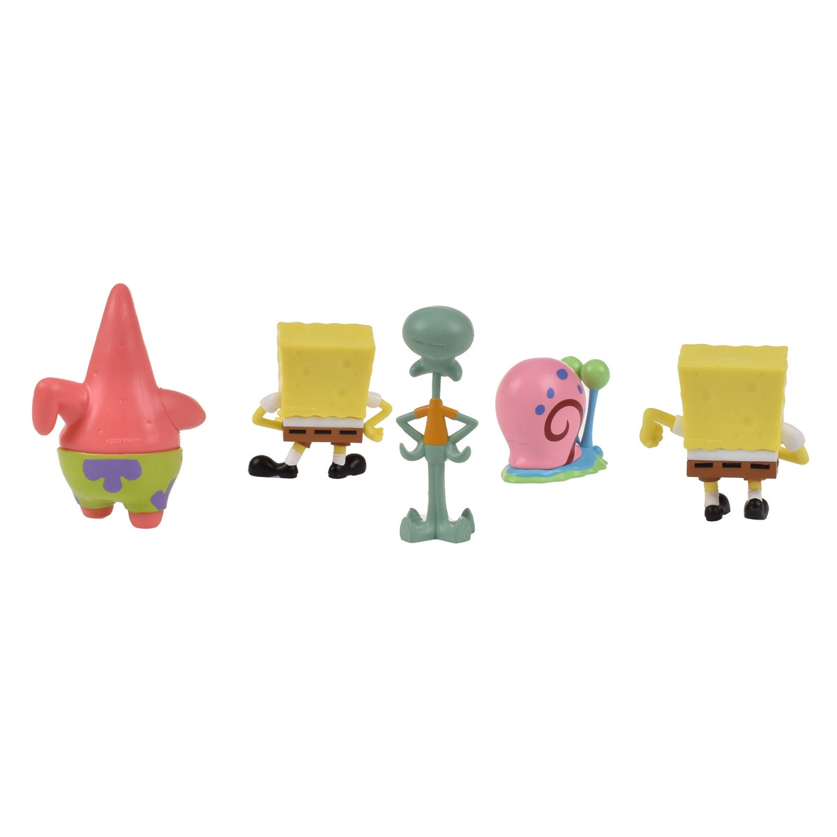 Pack 5 Figuras 5 Cm En Blister Bob Esponja - Calamardo