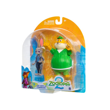 Zootopia Figuras Pack De 2 De 8 Cm - Judy Hoops Y Clawhauser