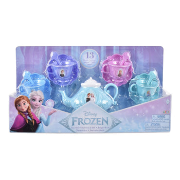 Mini Set De Té Con Cucharas Princesas De Disney - Frozen Tetera Celeste